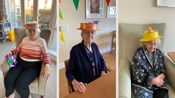 Easter celebrations at Consett care home